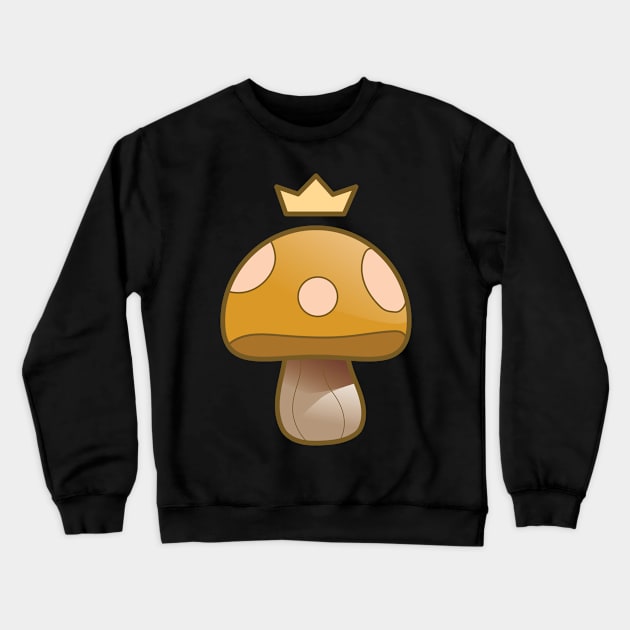 POWER MUSHROOM - YELLOW Crewneck Sweatshirt by JOVENISM